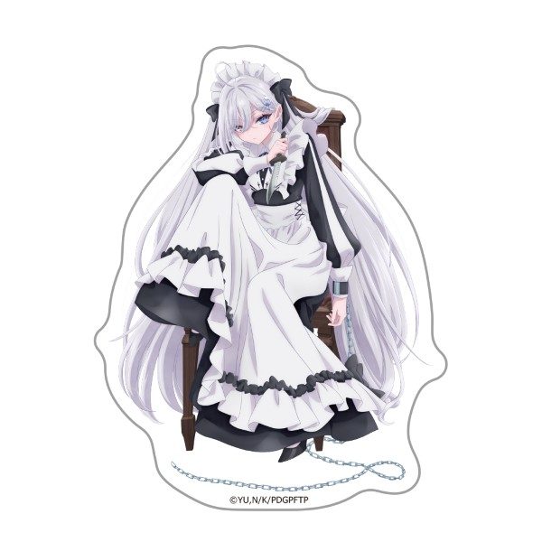 死亡遊戯で飯を食う。 ダイカットステッカー 幽鬼 GHOST HOUSE Ver. ("Playing Death Games to Put Food on the Table" Die-cut Sticker Yuki Ghost House Ver.)