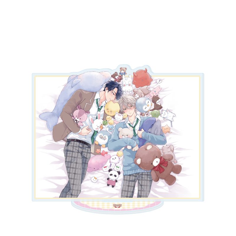 アクリルスタンド エレメンタリー・ファーストラブ 02 笹原仁&吉良山透B(描き下ろしイラスト) (Acrylic Stand "Elementary First Love" 02 Sasahara Jin & Kirayama Toru B (Original Illustration))