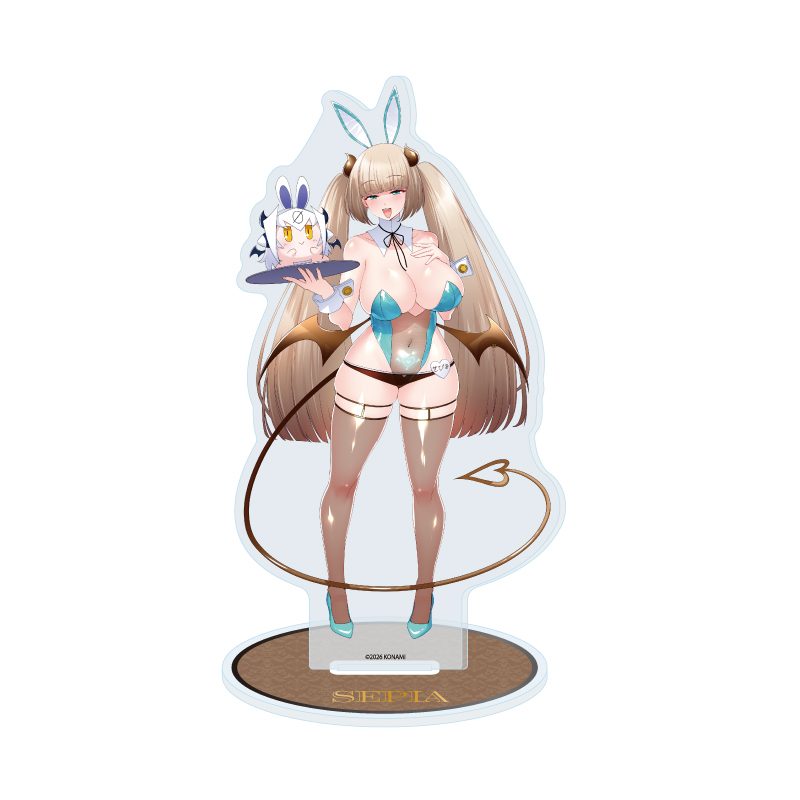 アクリルスタンド ボンバーガール 06 セピア(描き下ろしイラスト) (Acrylic Stand "Bombergirl" 06 Sepia (Original Illustration))