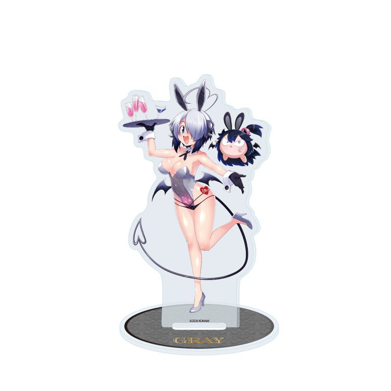 アクリルスタンド ボンバーガール 09 グレイ(描き下ろしイラスト) (Acrylic Stand "Bombergirl" 09 Gray (Original Illustration))