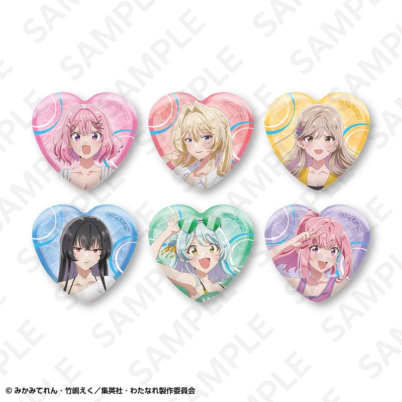 わたしが恋人になれるわけないじゃん、ムリムリ!(※ムリじゃなかった!?) トレーディングハート型缶バッジ ("There's No Freaking Way I'll be Your Lover! Unless..." Trading Heart Can Badge)