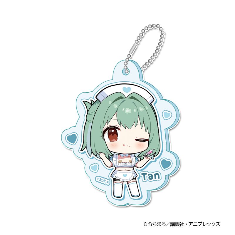 生徒会にも穴はある! ぷちちょこミニアクリルキーホルダー 尾鳥たん ナースVer. ("There Is Also a Hole in the Student Organization!" Puchichoko Mini Acrylic Key Chain Otori Tan Nurse Ver.)