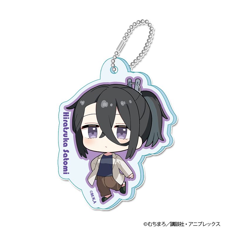 生徒会にも穴はある! ぷちちょこミニアクリルキーホルダー 平塚敏深 ("There Is Also a Hole in the Student Organization!" Puchichoko Mini Acrylic Key Chain Hiratsuka Satomi)