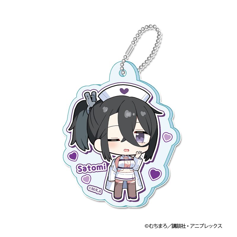 生徒会にも穴はある! ぷちちょこミニアクリルキーホルダー 平塚敏深 ナースVer. ("There Is Also a Hole in the Student Organization!" Puchichoko Mini Acrylic Key Chain Hiratsuka Satomi Nurse Ver.)