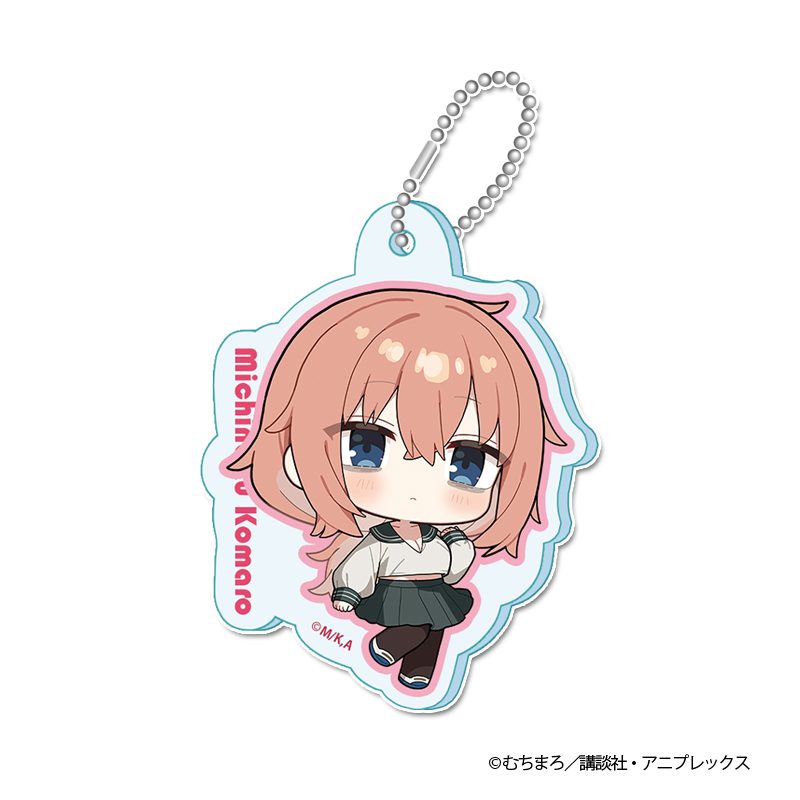 生徒会にも穴はある! ぷちちょこミニアクリルキーホルダー 陸奥こまろ ("There Is Also a Hole in the Student Organization!" Puchichoko Mini Acrylic Key Chain Michinoku Komaro)
