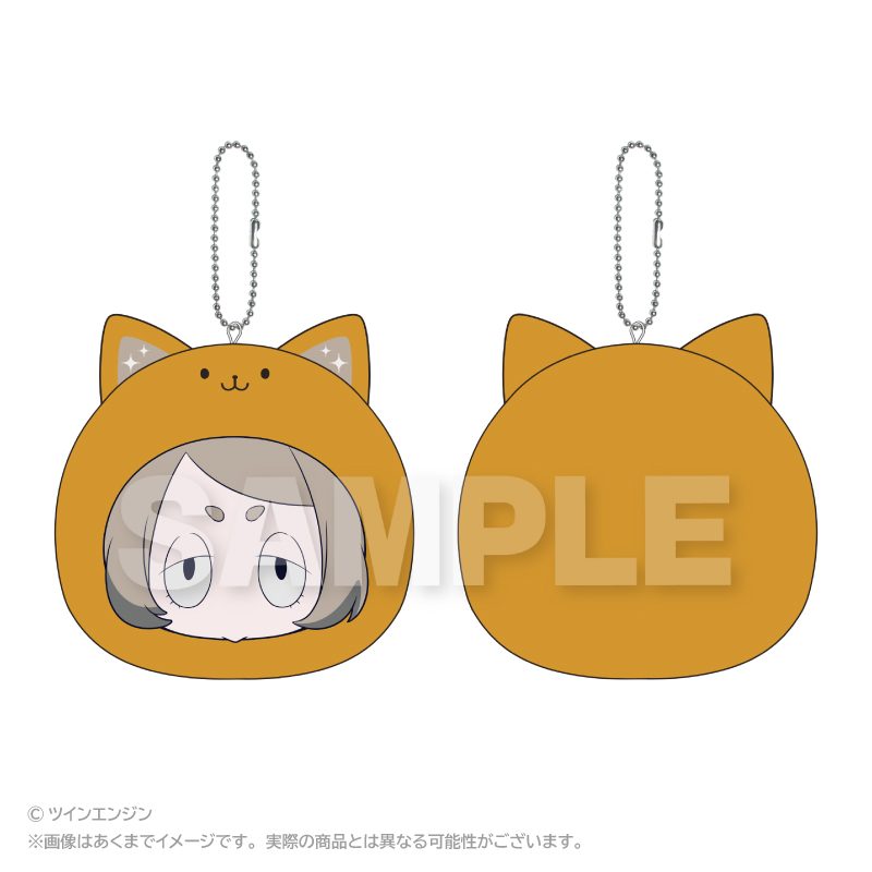 THE RIBBON HERO リボンヒーロー まるめいつクッションキーホルダー ジルコ ("The Ribbon Hero" Marumates Cushion Key Chain Zirco)