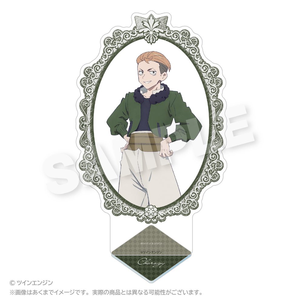 THE RIBBON HERO リボンヒーロー 額縁風アクリルスタンド チョロギ ("The Ribbon Hero" Frame Style Acrylic Stand Chorogy)
