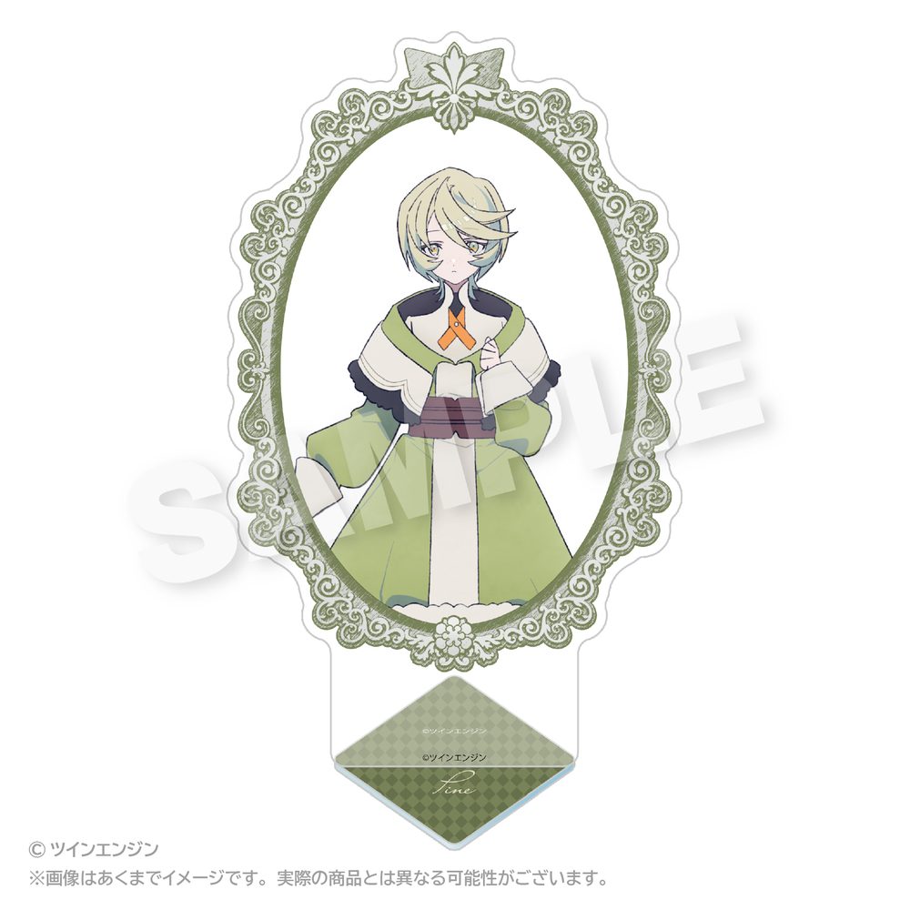 THE RIBBON HERO リボンヒーロー 額縁風アクリルスタンド パイン ("The Ribbon Hero" Frame Style Acrylic Stand Pine)