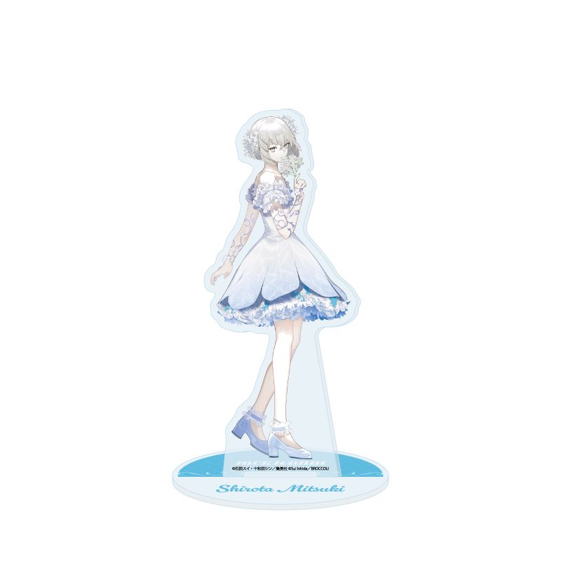 アクリルスタンド ジャックジャンヌ 09 白田美ツ騎 フォーマル+花Ver.(描き起こしイラスト) (Acrylic Stand "Jack Jeanne" 09 Shirota Mitsuki Formal + Flower Ver. (Original Illustration))