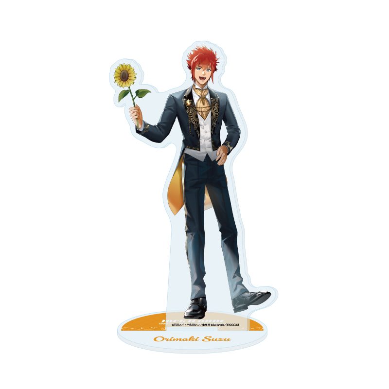 アクリルスタンド ジャックジャンヌ 10 織巻寿々 フォーマル+花Ver.(描き起こしイラスト) (Acrylic Stand "Jack Jeanne" 10 Orimaki Suzu Formal + Flower Ver. (Original Illustration))