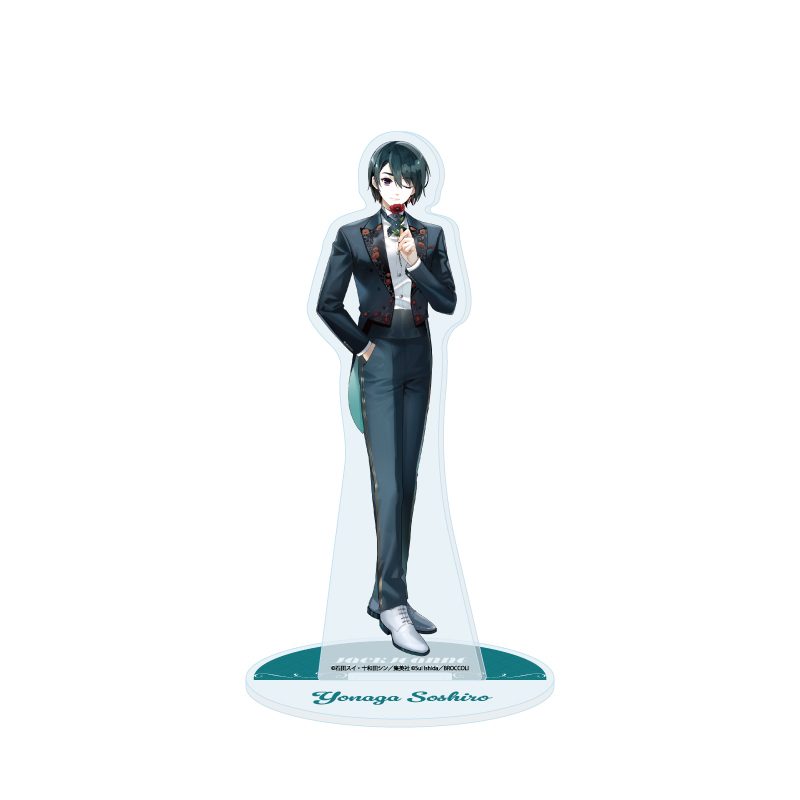 アクリルスタンド ジャックジャンヌ 11 世長創司郎 フォーマル+花Ver.(描き起こしイラスト) (Acrylic Stand "Jack Jeanne" 11 Yonaga Soshiro Formal + Flower Ver. (Original Illustration))