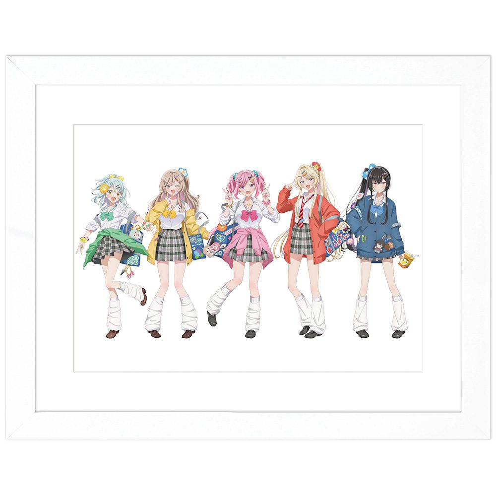 わたしが恋人になれるわけないじゃん、ムリムリ!(※ムリじゃなかった!?) 描き下ろしキャラファイングラフ 平成ギャルVer. A4 ("There's No Freaking Way I'll be Your Lover! Unless..." Original Illustration Chara Fine Graph Heisei Gal Ver. A4)