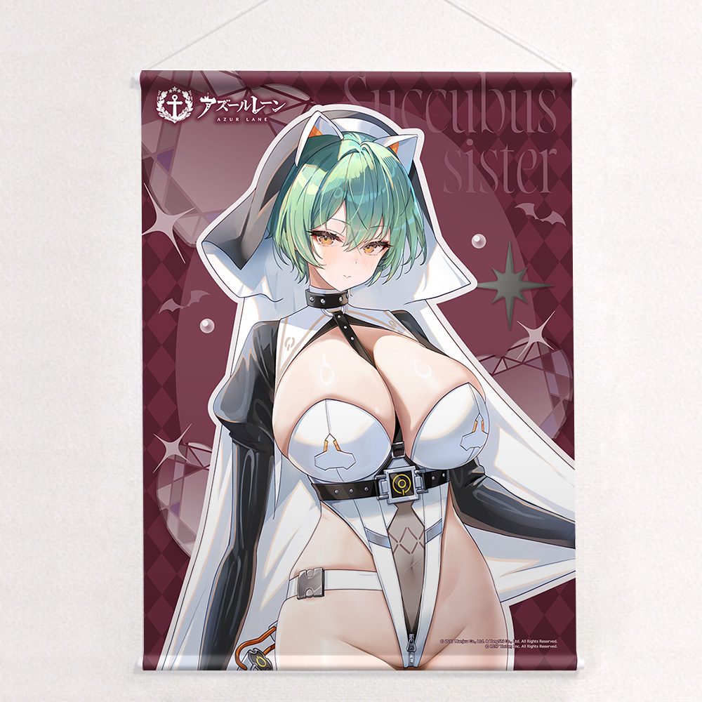 アズールレーン 描き下ろしB2タペストリー アドミラル・ナヒーモフ/サキュバスシスター Wスエード ("Azur Lane" Original Illustration B2 Tapestry Admiral Nakhimov / Succubus Sister W Suede)