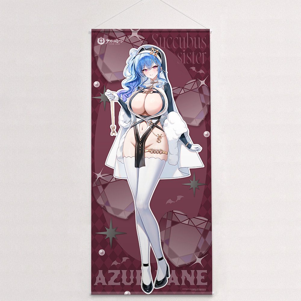 アズールレーン 描き下ろし特大タペストリー アドミラル・ナヒーモフ/サキュバスシスター ("Azur Lane" Original Illustration Extra Large Tapestry Admiral Nakhimov / Succubus Sister)