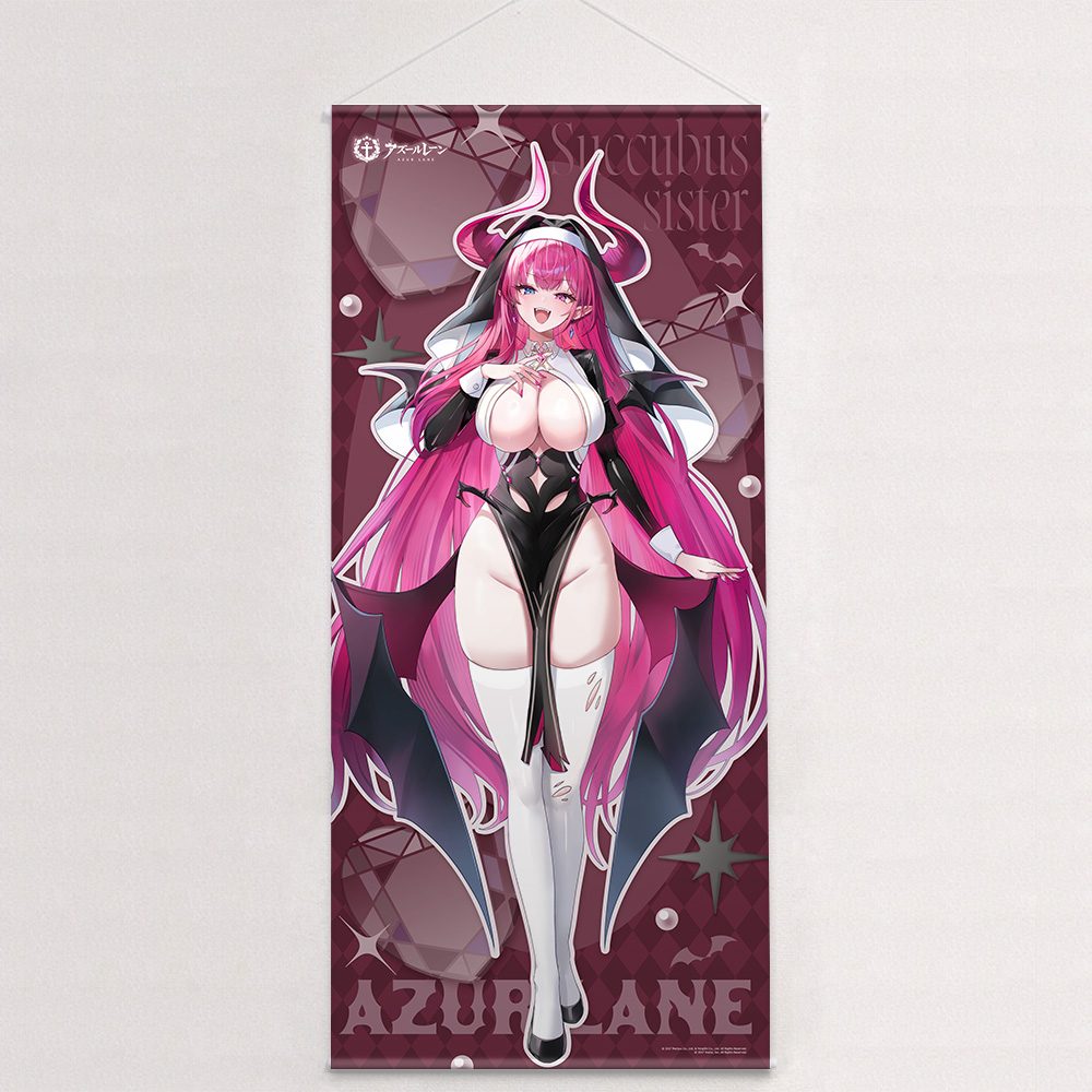アズールレーン 描き下ろし特大タペストリー パール/サキュバスシスター ("Azur Lane" Original Illustration Extra Large Tapestry Pearl / Succubus Sister)