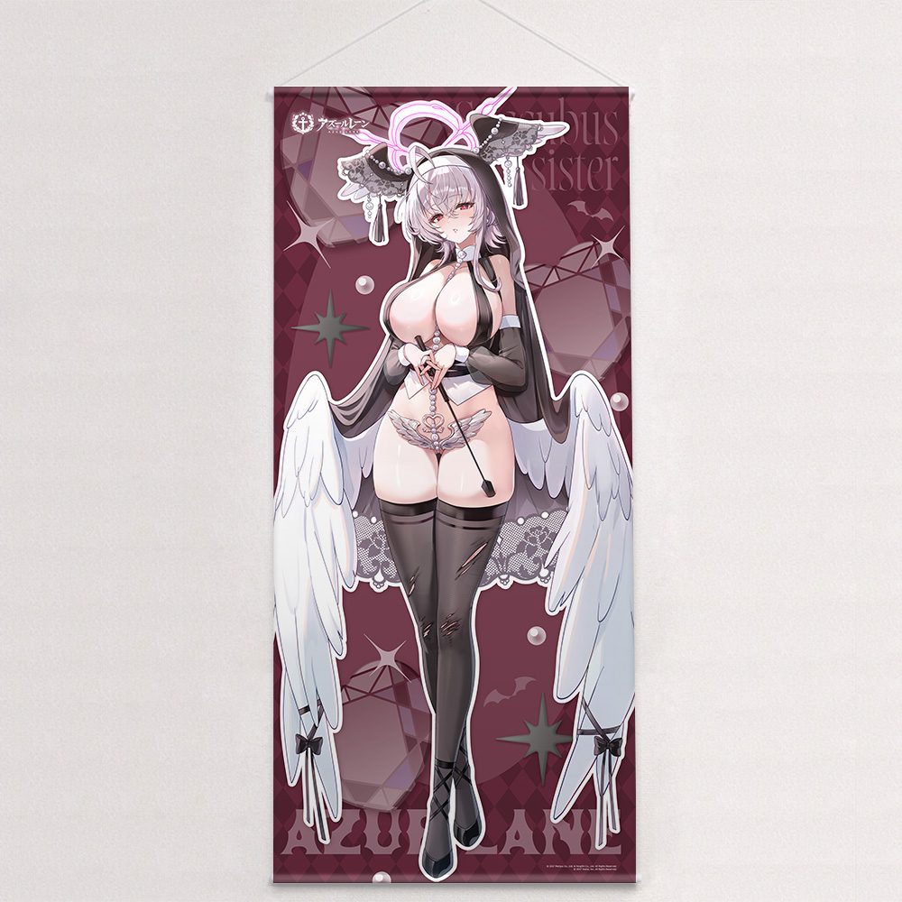 アズールレーン 描き下ろし特大タペストリー メークレンブルク/サキュバスシスター ("Azur Lane" Original Illustration Extra Large Tapestry Mecklenburg / Succubus Sister)