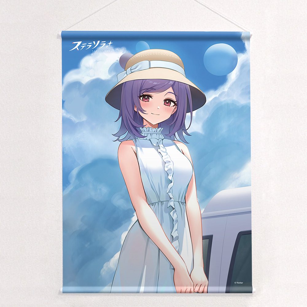 ステラソラ 描き下ろしB2タペストリー アヤメ/夏服 Wスエード ("Stella Sora" Original Illustration B2 Tapestry Iris / Summer Clothes W Suede)