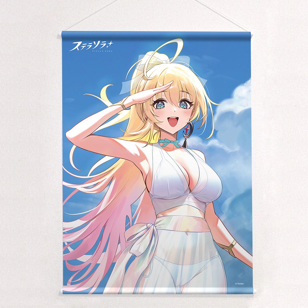 ステラソラ 描き下ろしB2タペストリー セイナ/夏服 Wスエード ("Stella Sora" Original Illustration B2 Tapestry Noya / Summer Clothes W Suede)