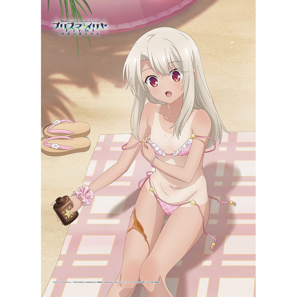 劇場版Fate/kaleid liner プリズマ☆イリヤ Licht 名前の無い少女 描き下ろしB2タペストリー イリヤ/日焼け Wスエード ("Fate/kaleid liner Prisma Illya: Licht - The Nameless Girl" Original Illustration B2 Tapestry Illya / Sunburn W Suede)