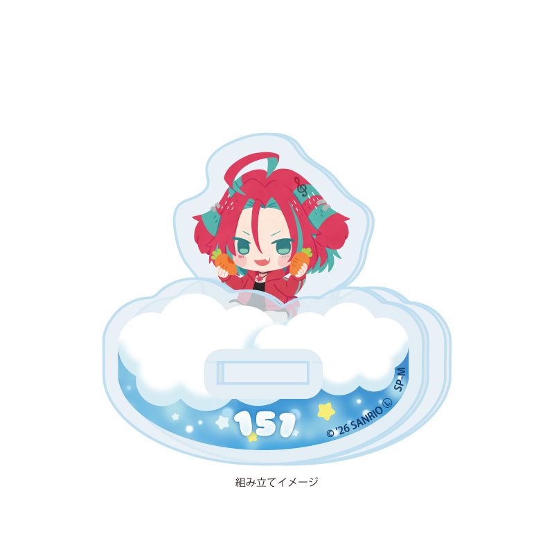ゆらゆらアクリルスタンド SHOW BY ROCK!! 26 151(ミニキャライラスト) (Yurayura Acrylic Stand "Show by Rock!!" 26 151 (Mini Character Illustration))