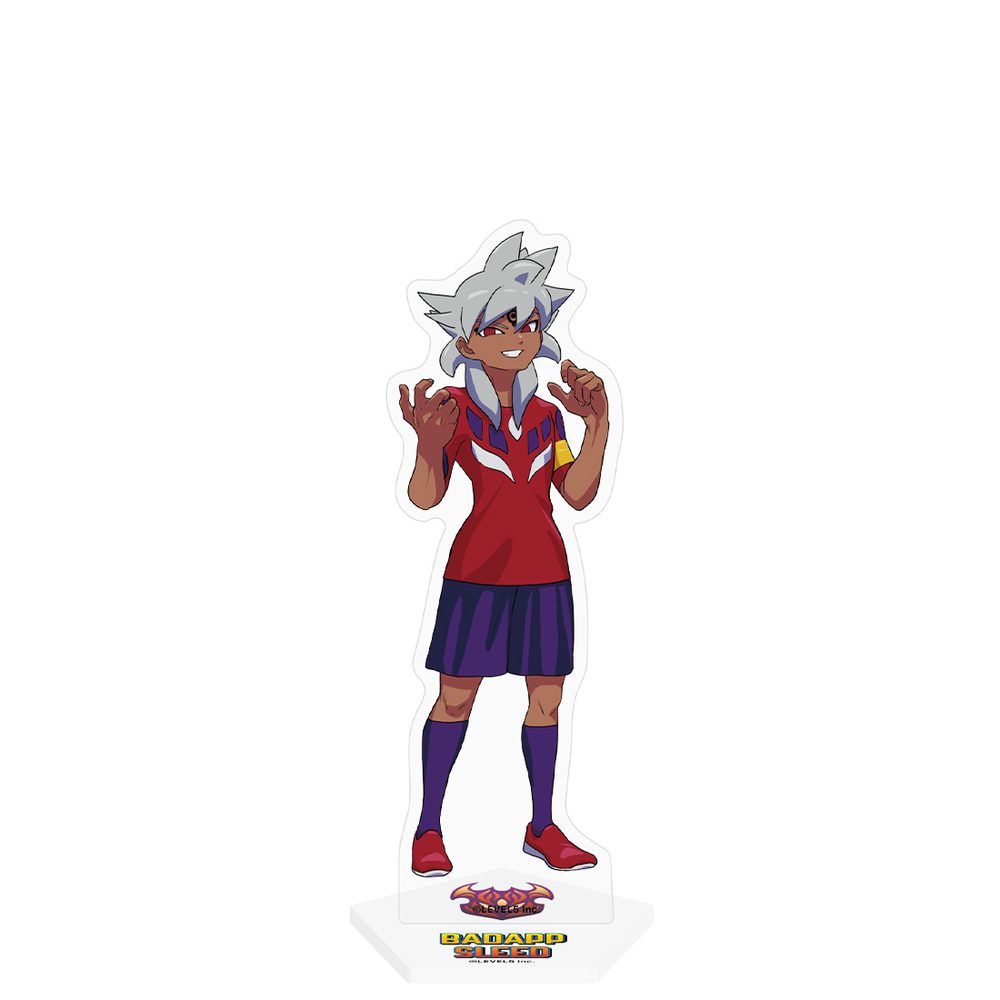イナズマイレブン 英雄たちのヴィクトリーロード キャラクターアクリルスタンド バダップ・スリード(歴代ボス集合イラスト) ("Inazuma Eleven: Victory Road" Character Acrylic Stand Baddap Sleed (Successive Boss Group Illustration))