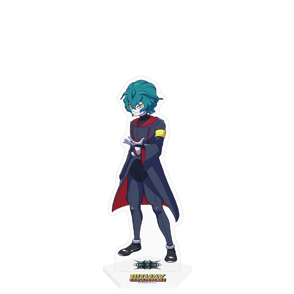 イナズマイレブン 英雄たちのヴィクトリーロード キャラクターアクリルスタンド ビットウェイ・オズロック(歴代ボス集合イラスト) ("Inazuma Eleven: Victory Road" Character Acrylic Stand Bitway Ozrock (Successive Boss Group Illustration))