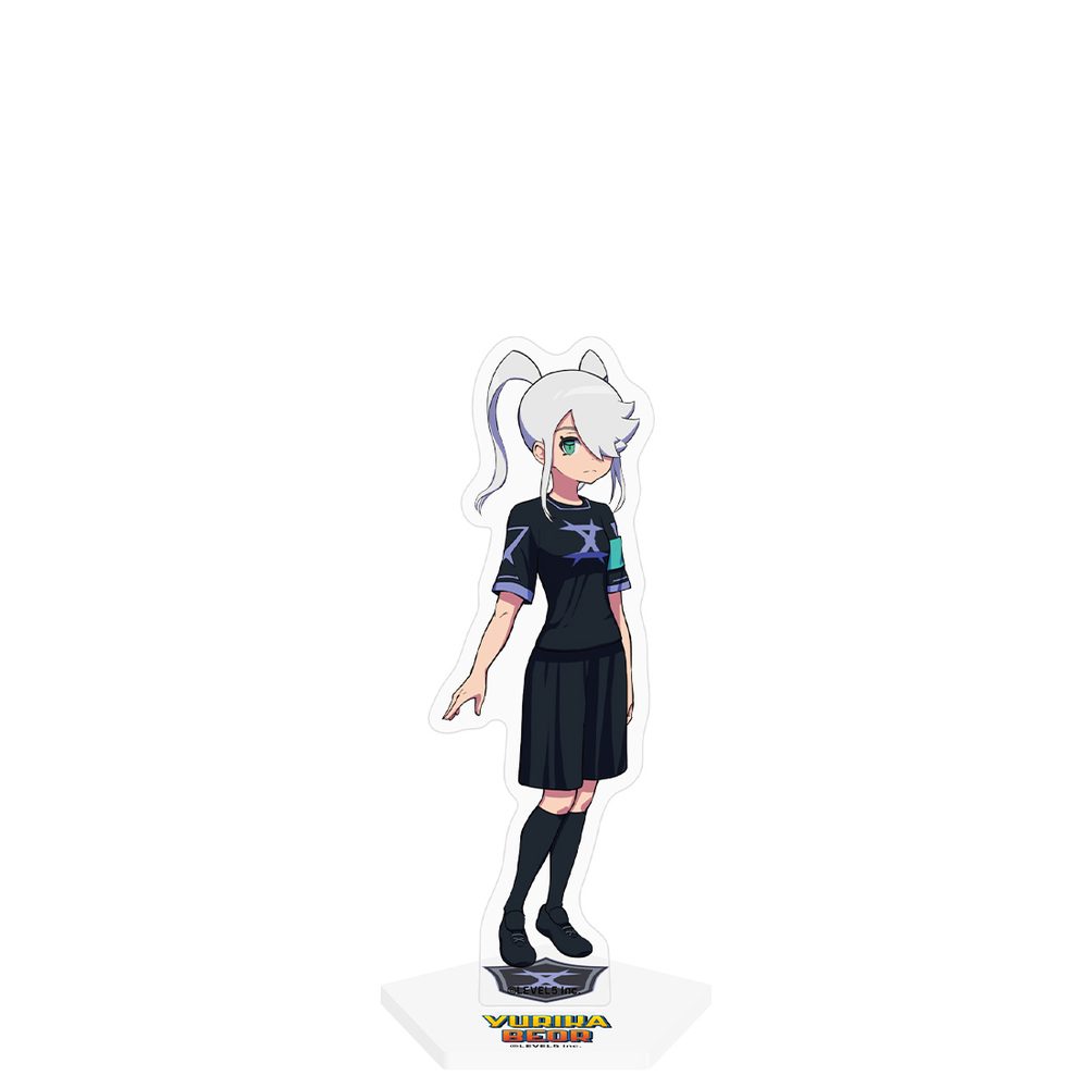 イナズマイレブン 英雄たちのヴィクトリーロード キャラクターアクリルスタンド ユリカ・ベオル(歴代ボス集合イラスト) ("Inazuma Eleven: Victory Road" Character Acrylic Stand Yurika Beor (Successive Boss Group Illustration))