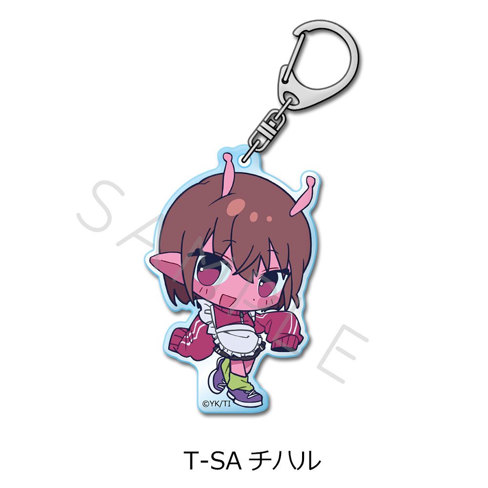 銀河特急 ミルキー☆サブウェイ 第5弾 アクリルキーホルダー(ちぽっけ) T-SA チハル ("MILKY SUBWAY THE GALACTIC LIMITED EXPRESS" Vol. 5 Acrylic Key Chain (Chipokke) T-SA Chiharu)