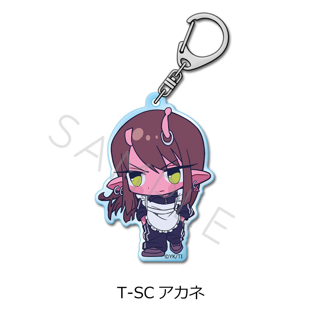 銀河特急 ミルキー☆サブウェイ 第5弾 アクリルキーホルダー(ちぽっけ) T-SC アカネ ("MILKY SUBWAY THE GALACTIC LIMITED EXPRESS" Vol. 5 Acrylic Key Chain (Chipokke) T-SC Akane)