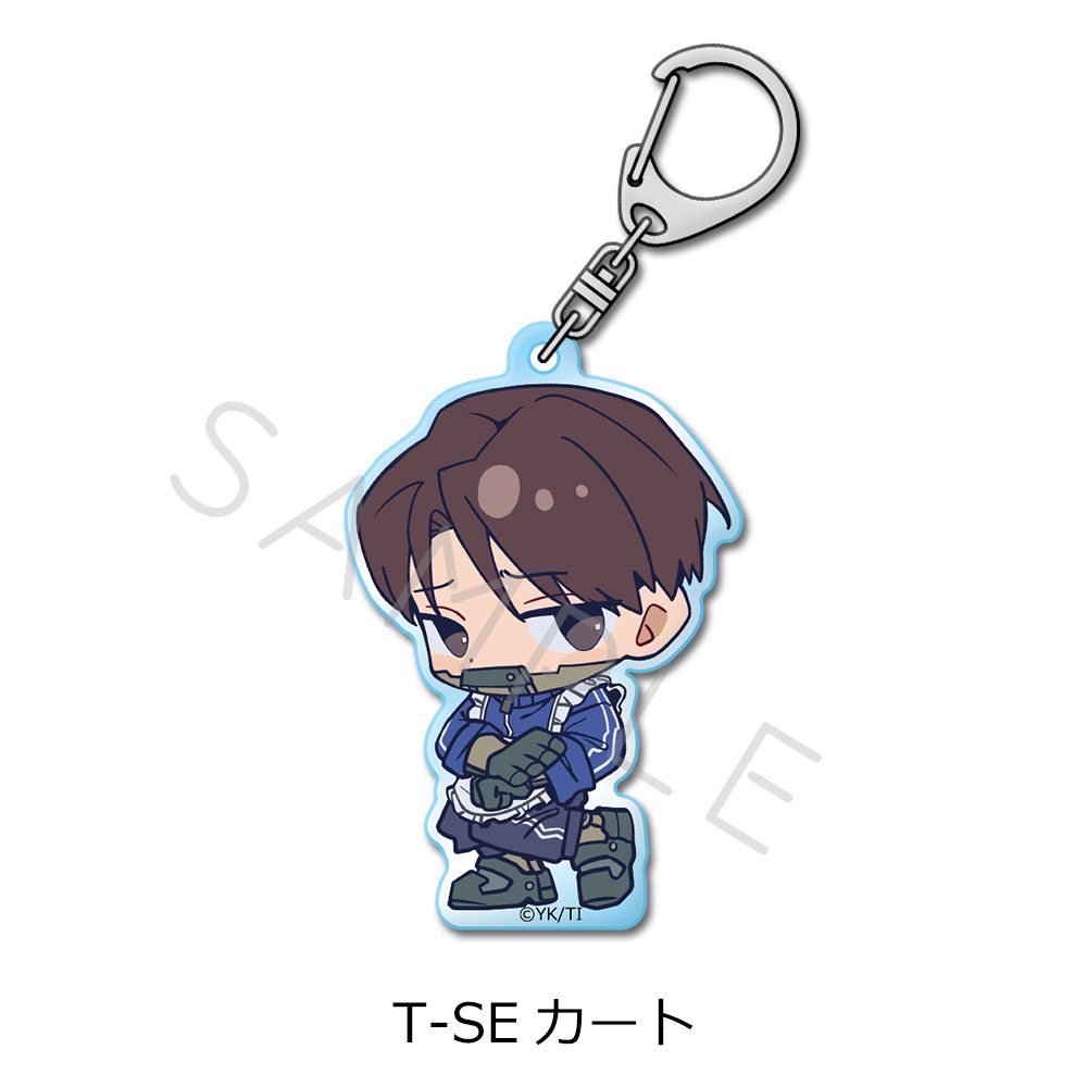 銀河特急 ミルキー☆サブウェイ 第5弾 アクリルキーホルダー(ちぽっけ) T-SE カート ("MILKY SUBWAY THE GALACTIC LIMITED EXPRESS" Vol. 5 Acrylic Key Chain (Chipokke) T-SE Kurt)