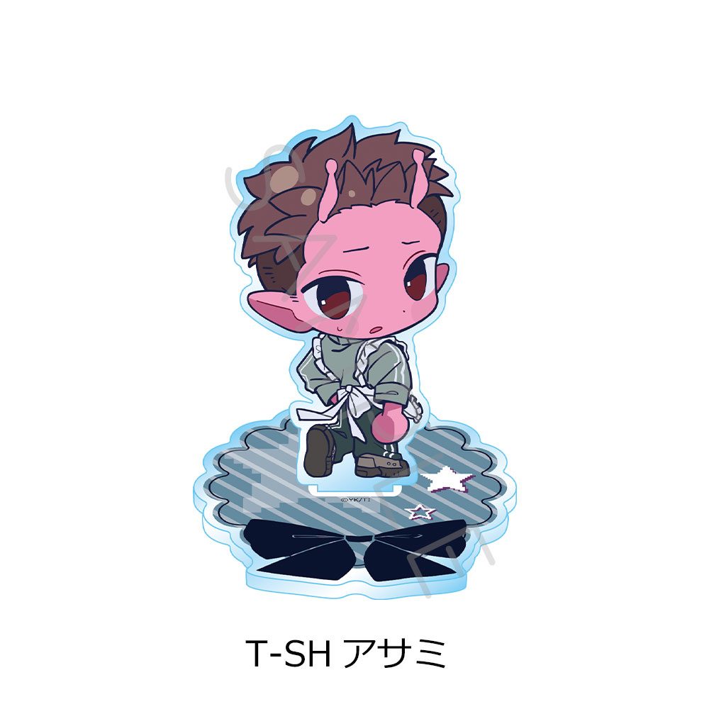 銀河特急 ミルキー☆サブウェイ 第5弾 アクリルスタンド(ちぽっけ) T-SH アサミ ("MILKY SUBWAY THE GALACTIC LIMITED EXPRESS" Vol. 5 Acrylic Stand (Chipokke) T-SH Asami)