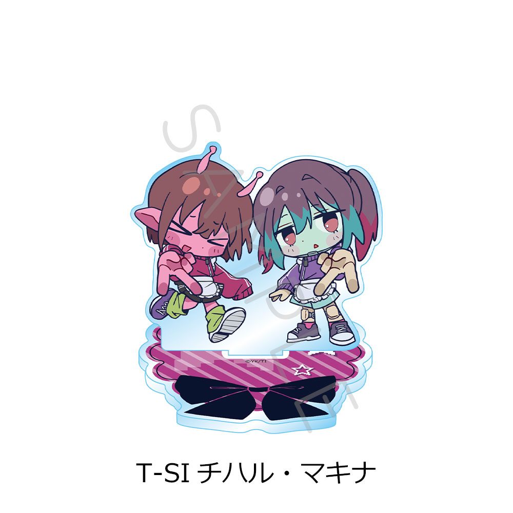 銀河特急 ミルキー☆サブウェイ 第5弾 アクリルスタンド(ちぽっけ) T-SI チハル・マキナ ("MILKY SUBWAY THE GALACTIC LIMITED EXPRESS" Vol. 5 Acrylic Stand (Chipokke) T-SI Chiharu & Makina)