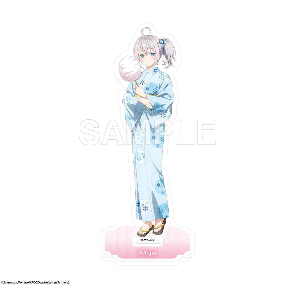 時々ボソッとロシア語でデレる隣のアーリャさん アクリルスタンドフィギュア 浴衣Ver. アーリャ ("Alya Sometimes Hides Her Feelings in Russian" Acrylic Stand Figure Yukata Ver. Alya)
