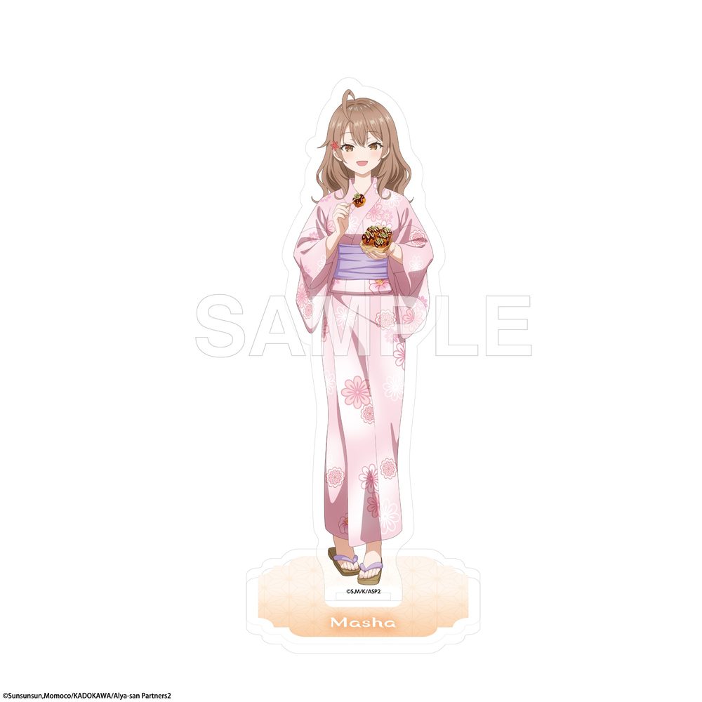 時々ボソッとロシア語でデレる隣のアーリャさん アクリルスタンドフィギュア 浴衣Ver. マーシャ ("Alya Sometimes Hides Her Feelings in Russian" Acrylic Stand Figure Yukata Ver. Masha)