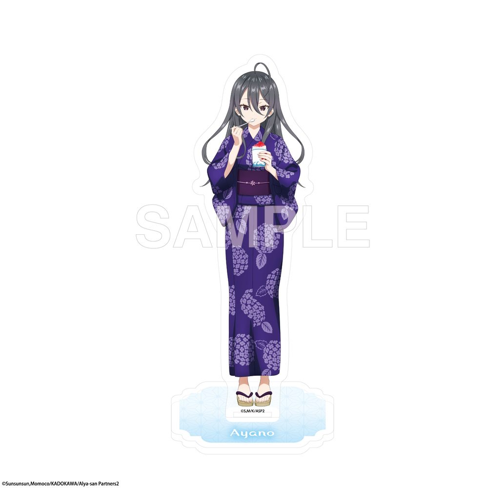 時々ボソッとロシア語でデレる隣のアーリャさん アクリルスタンドフィギュア 浴衣Ver. 綾乃 ("Alya Sometimes Hides Her Feelings in Russian" Acrylic Stand Figure Yukata Ver. Ayano)