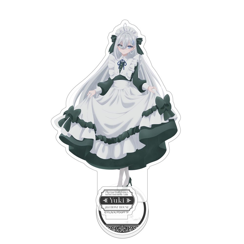 死亡遊戯で飯を食う。 描き下ろしアクリルスタンド 幽鬼/ゴーストハウス ("Playing Death Games to Put Food on the Table" Original Illustration Acrylic Stand Yuki / Ghost House)