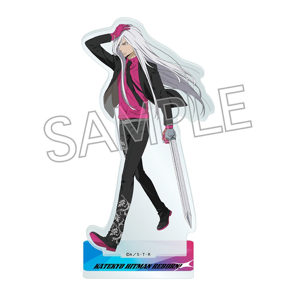 家庭教師ヒットマンREBORN! Nero e Magenta アクリルスタンドS スペルビ・スクアーロ(10年後) ("Reborn!" Nero e Magenta Acrylic Stand S Superbia Squalo (10 Years Later))