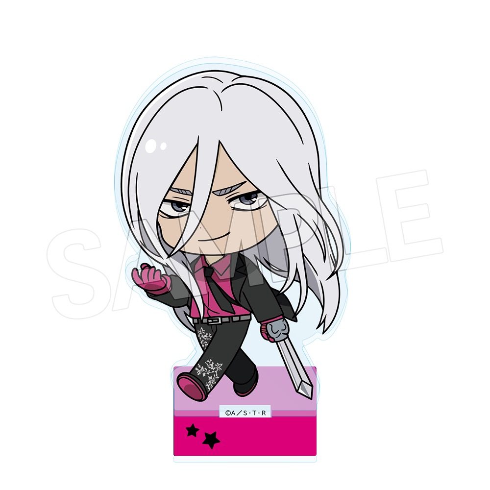 家庭教師ヒットマンREBORN! Nero e Magenta デフォアクリルスタンド スペルビ・スクアーロ(10年後) ("Reborn!" Nero e Magenta Deformed Acrylic Stand Superbia Squalo (10 Years Later))