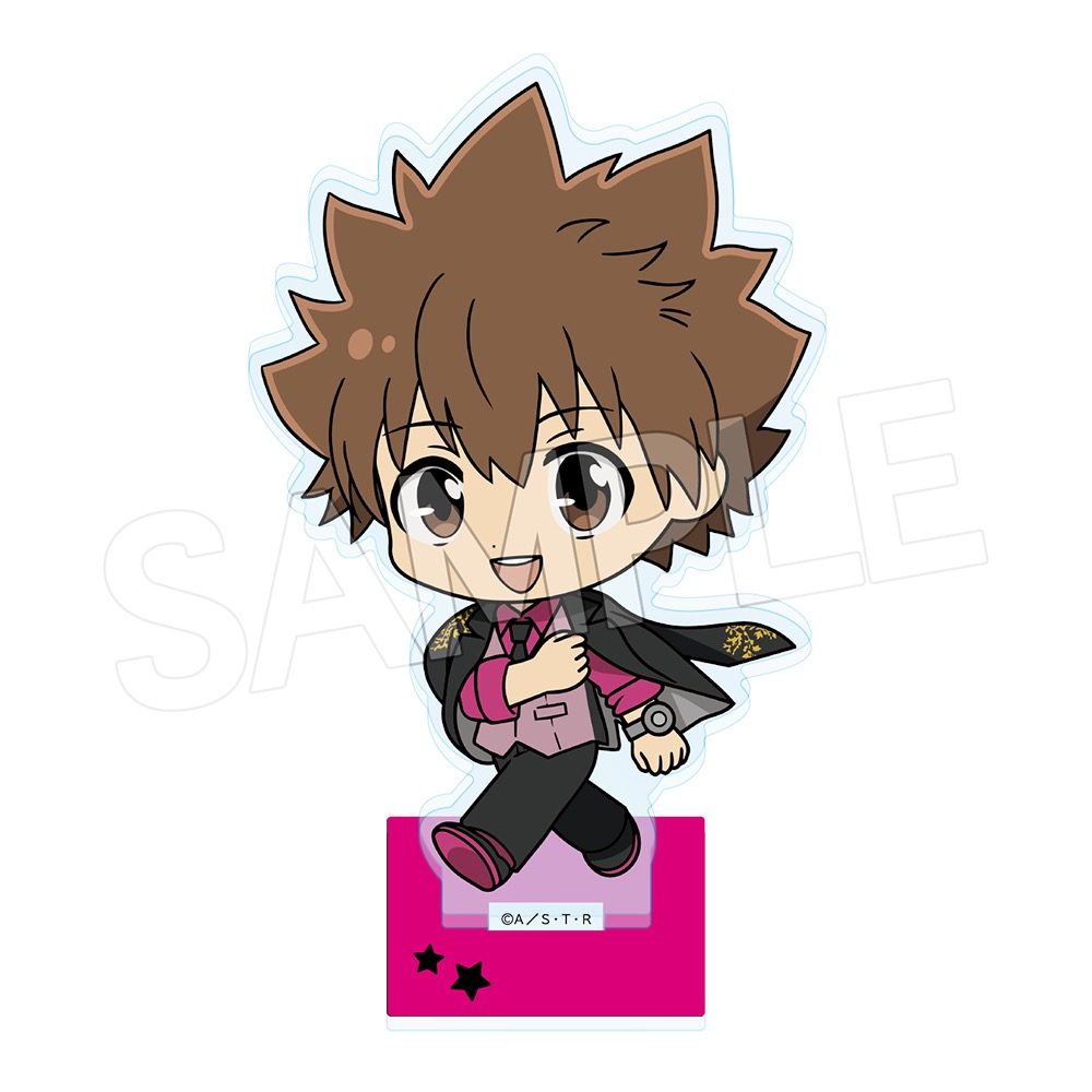 家庭教師ヒットマンREBORN! Nero e Magenta デフォアクリルスタンド 沢田綱吉 ("Reborn!" Nero e Magenta Deformed Acrylic Stand Sawada Tsunayoshi)