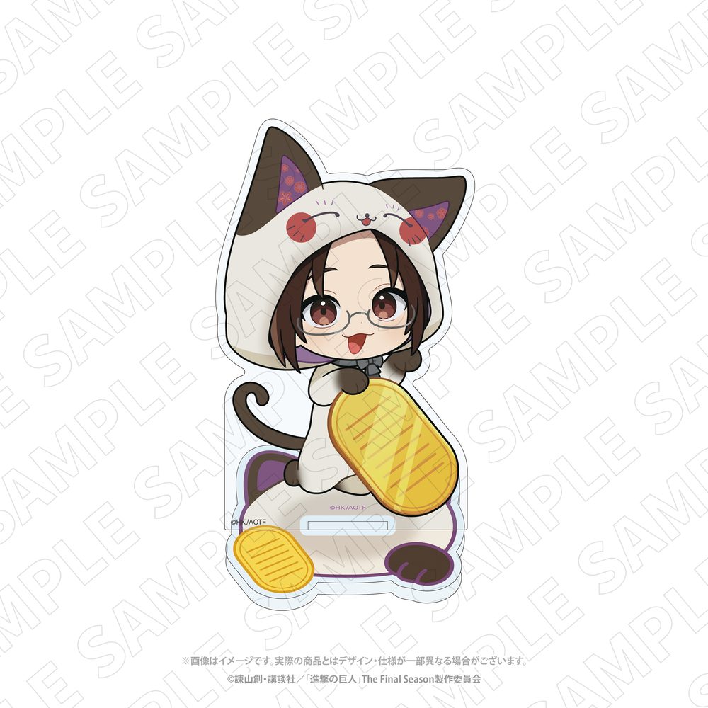 進撃の巨人 招き猫 BIGアクリルスタンド ハンジ ("Attack on Titan" Manekineko Big Acrylic Stand Hans)