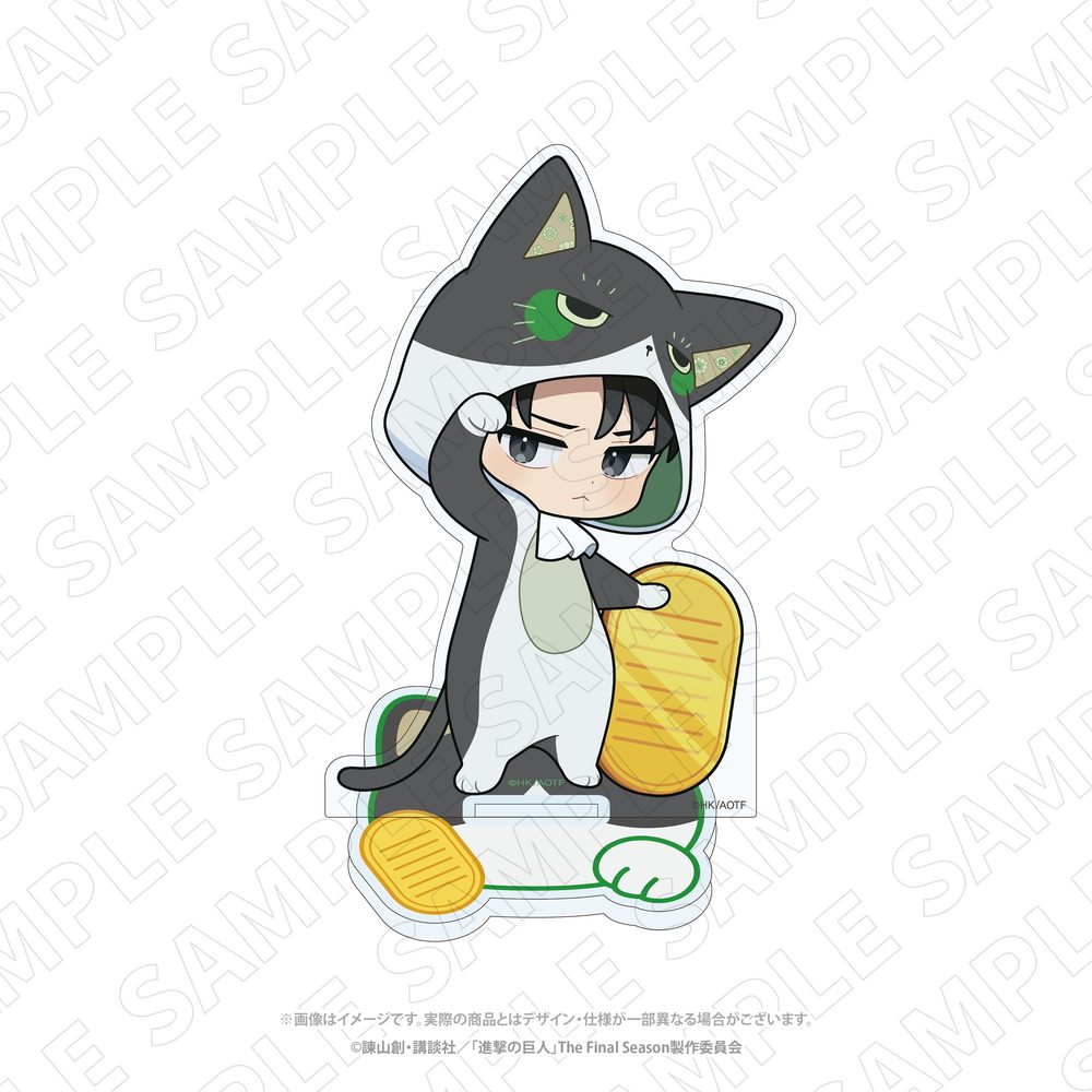 進撃の巨人 招き猫 BIGアクリルスタンド リヴァイ ("Attack on Titan" Manekineko Big Acrylic Stand Levi)