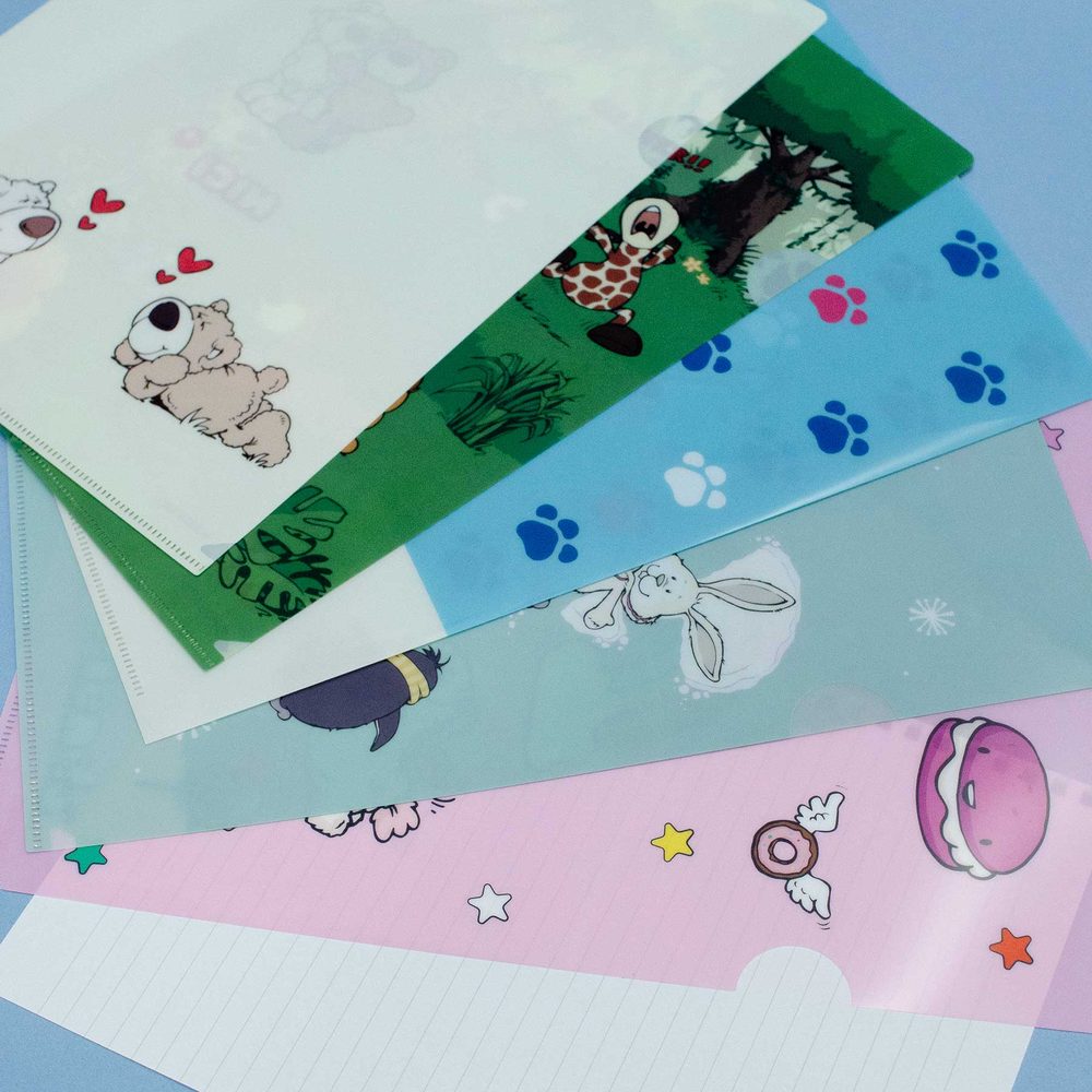 NICI A4クリアファイル Love Bear (NICI A4 Clear File Love Bear)