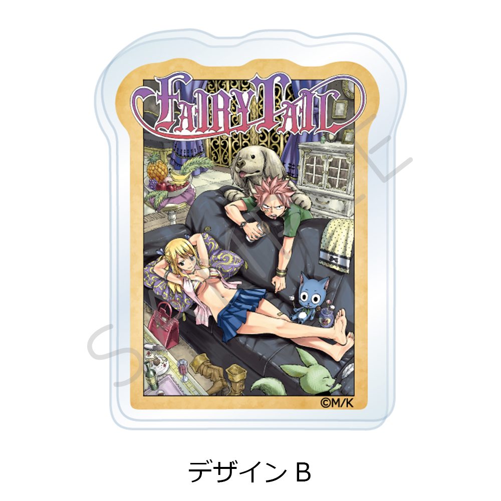 FAIRY TAIL アクリルマグネットクリップ デザインB ("Fairy Tail" Acrylic Magnet Clip Design B)