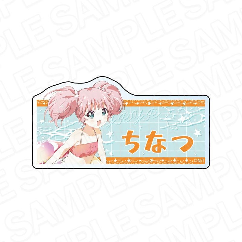 ゆるゆり アクリルネームバッジ 吉川ちなつ 水着Ver. ("YuruYuri" Acrylic Name Badge Yoshikawa Chinatsu Swimwear Ver.)