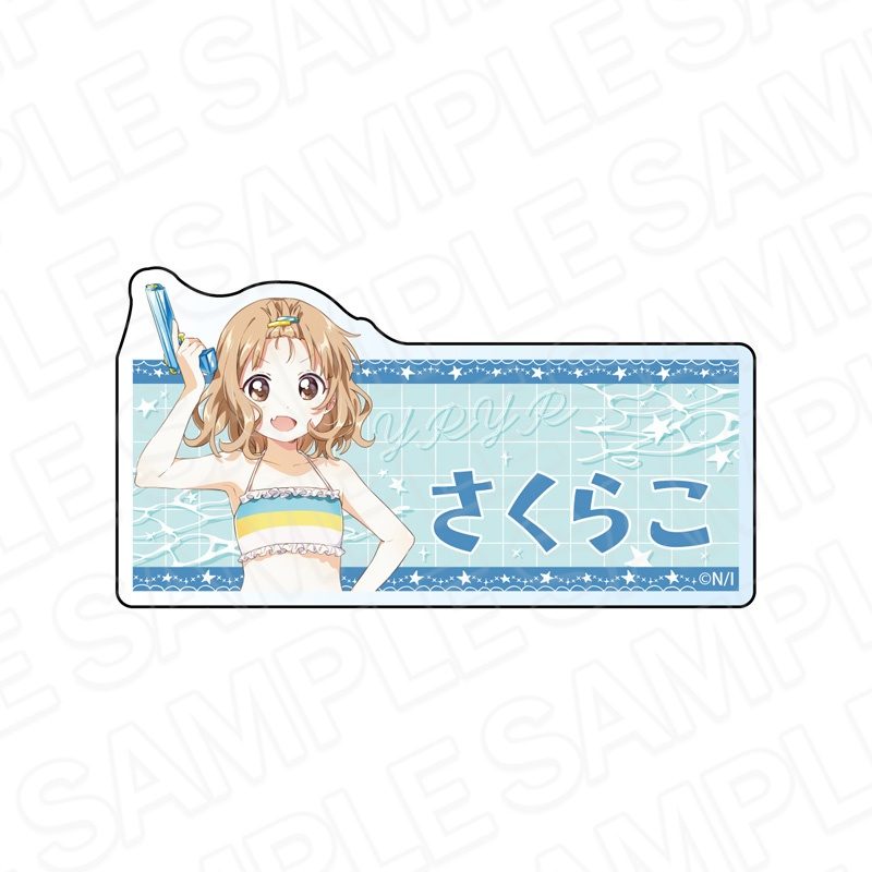 ゆるゆり アクリルネームバッジ 大室櫻子 水着Ver. ("YuruYuri" Acrylic Name Badge Ohmuro Sakurako Swimwear Ver.)