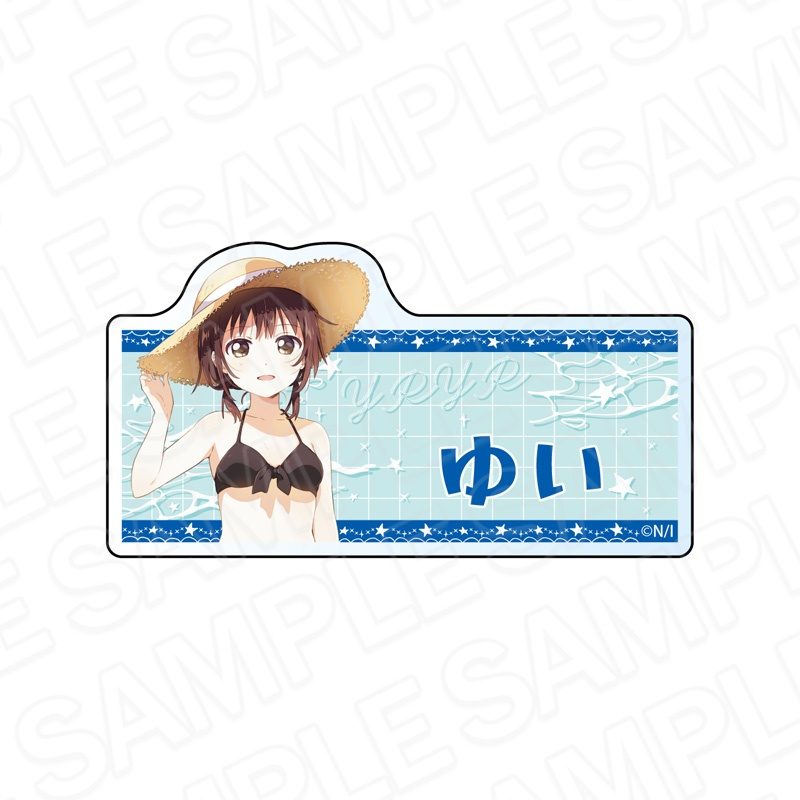 ゆるゆり アクリルネームバッジ 船見結衣 水着Ver. ("YuruYuri" Acrylic Name Badge Funami Yui Swimwear Ver.)