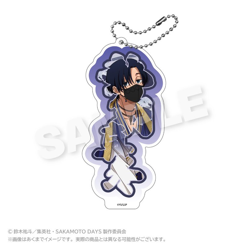 SAKAMOTO DAYS BIGアクリルネームキーホルダー 丸窓Ver. 勢羽真冬 ("Sakamoto Days" Big Acrylic Name Key Chain Round Window Ver. Seba Mafuyu)