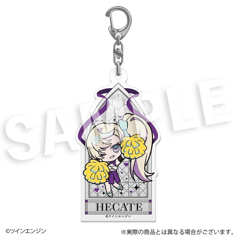 THE RIBBON HERO リボンヒーロー フレフレンズアクリルキーホルダー ヘケート ("The Ribbon Hero" Furefriends Acrylic Key Chain Hecate)