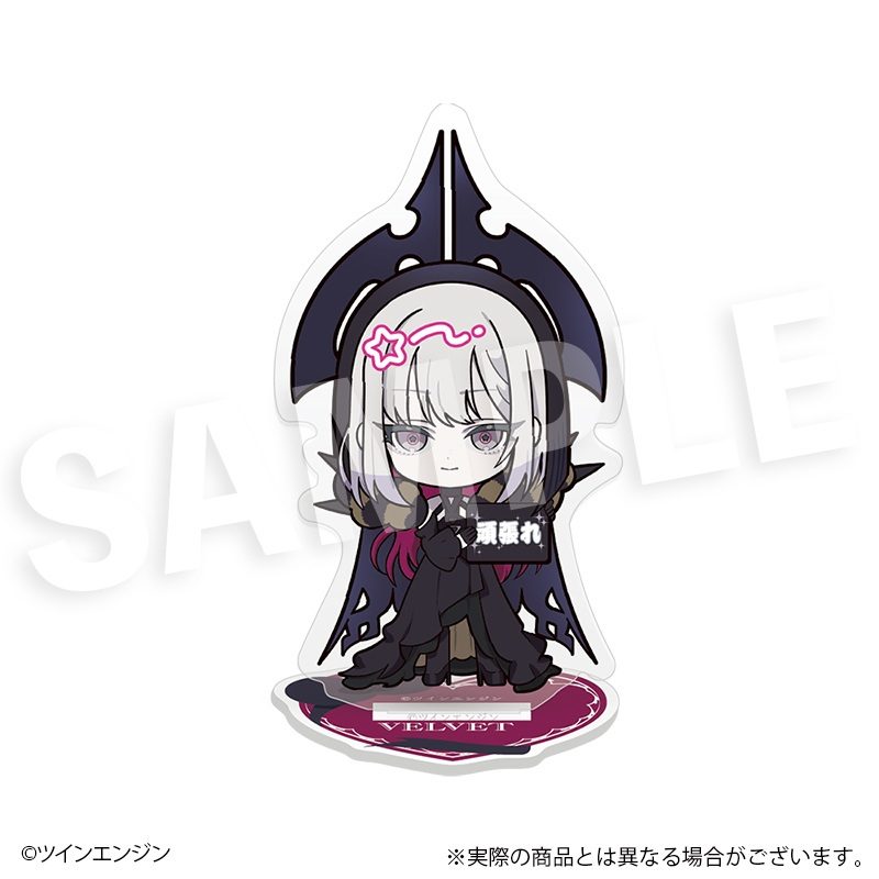 THE RIBBON HERO リボンヒーロー フレフレンズアクリルスタンド ベルベット ("The Ribbon Hero" Furefriends Acrylic Stand Velvet)