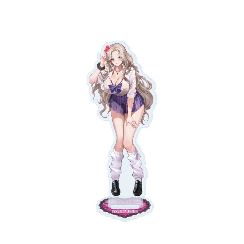 アクリルスタンド ブラウンダスト2 01 ダリアン 平成ギャルVer.(描き起こしイラスト) (Acrylic Stand "Brown Dust 2" 01 Darian Heisei Gal Ver. (Original Illustration))